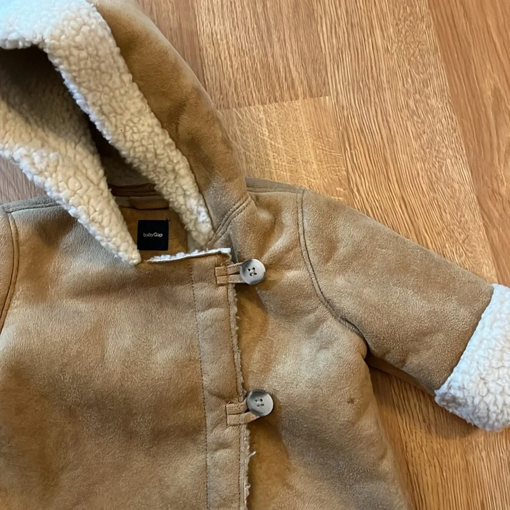 Baby Gap Teddy Suede & Sherpa Convertible Bundler Deerfield 3-6 Months